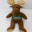 Mary Meyer Vermont Embroidery Brown Moose 9" Tall Beanie Plush Stuffed Animal