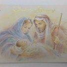 Marianist Mission VTG Christmas Card Richard Barth Holy Family *USED*