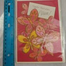 VTG 1970's Greeting Card Happy Birthday Niece Butterflies New in Wrapper
