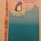 American Greetings Share A Laugh So Glad We're Together Penguin Card Unused