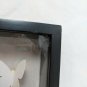 Paper Butterfly Shadow Box Black Frame Wall Hanging 10.75" x 6.75" x 2.25" Deep