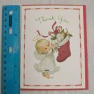 Current Inc Holly Babes Ruth Morehead Thank You Blank Note Card Angel & Kitten