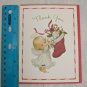 Current Inc Holly Babes Ruth Morehead Thank You Blank Note Card Angel & Kitten
