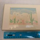Otagiri Note Paper Box Southwest Scene Pastel Lacquerware Curtis-Swann Design