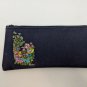 Anneliese Pencil Case VTG Mouse Girl in Dress, Flowers, Forest Creatures HTF