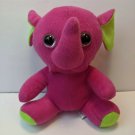 Kellytoy Pink & Green Elephant Plush Stuffed Animal 8" Tall