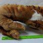 Busch Gardens Plush Tiger Big Cat Stuffed Animal 16" Body Length, Laying on Side