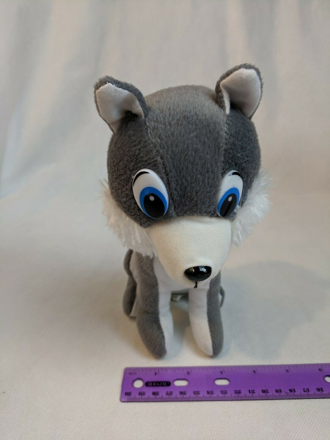 Classic Toy Co Wolf Husky Dog Gray & White 8" Plush Stuffed Animal