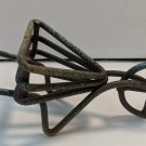 Fairy Garden Miniature Decor Triangle-shaped Weathered Wheelbarrow 4"L x 1.75"W
