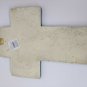 Wall Decor Distressed Plaster Cross 13"x10" Blue/Yellow/Magenta/Cream