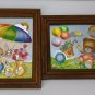 Foil Teddy Bear Wall Hanging Pictures Set of 2 by Foil Expressions Merrill WI
