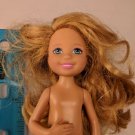 Barbie Little Sister Chelsea 5.5" Doll, Bent Elbow, Hand Folded Over Chest, Nude