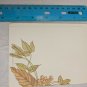 Current Inc Blank Note Card Gray Tabby Cat w/ Leaves, Berries R.D.