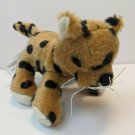 Ganz Soft Spots Jungle SIERRA Leopard Cat Nov 17 B-day NWT Mini Plush 6" Long