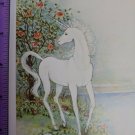VTG 1980's Unicorn Fantasy Tri-fold Postal Note *1 CARD* pre-printed address