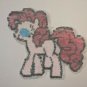 Pink Pony Reversible Sequin Iron-on Transfer 8"T x 9"W