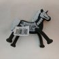 Bendy White Skeleton Unicorn Pony Halloween Toy 4" Tall Oriental Trading Co.