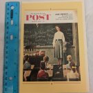 Ambassador Hallmark Card Norman Rockwell Happy Birthday Miss Jones