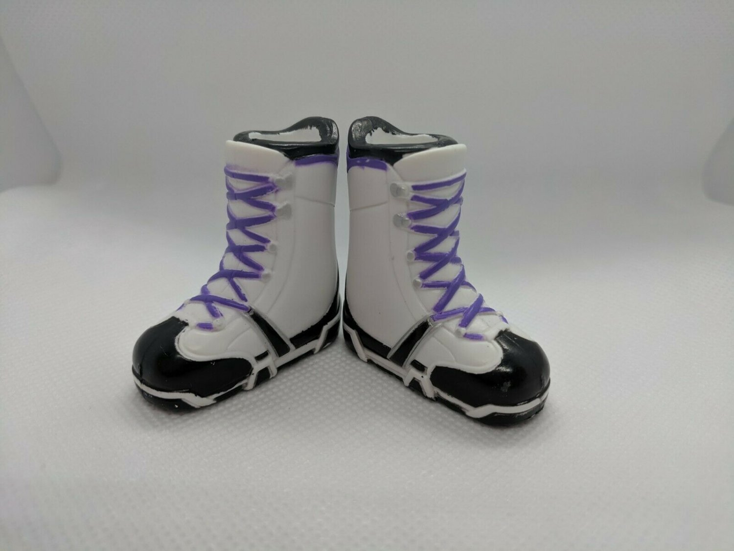 MGA Bratz Doll White, Black, Purple Ski Boots Replacement Pair of Shoes
