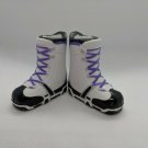 MGA Bratz Doll White, Black, Purple Ski Boots Replacement Pair of Shoes