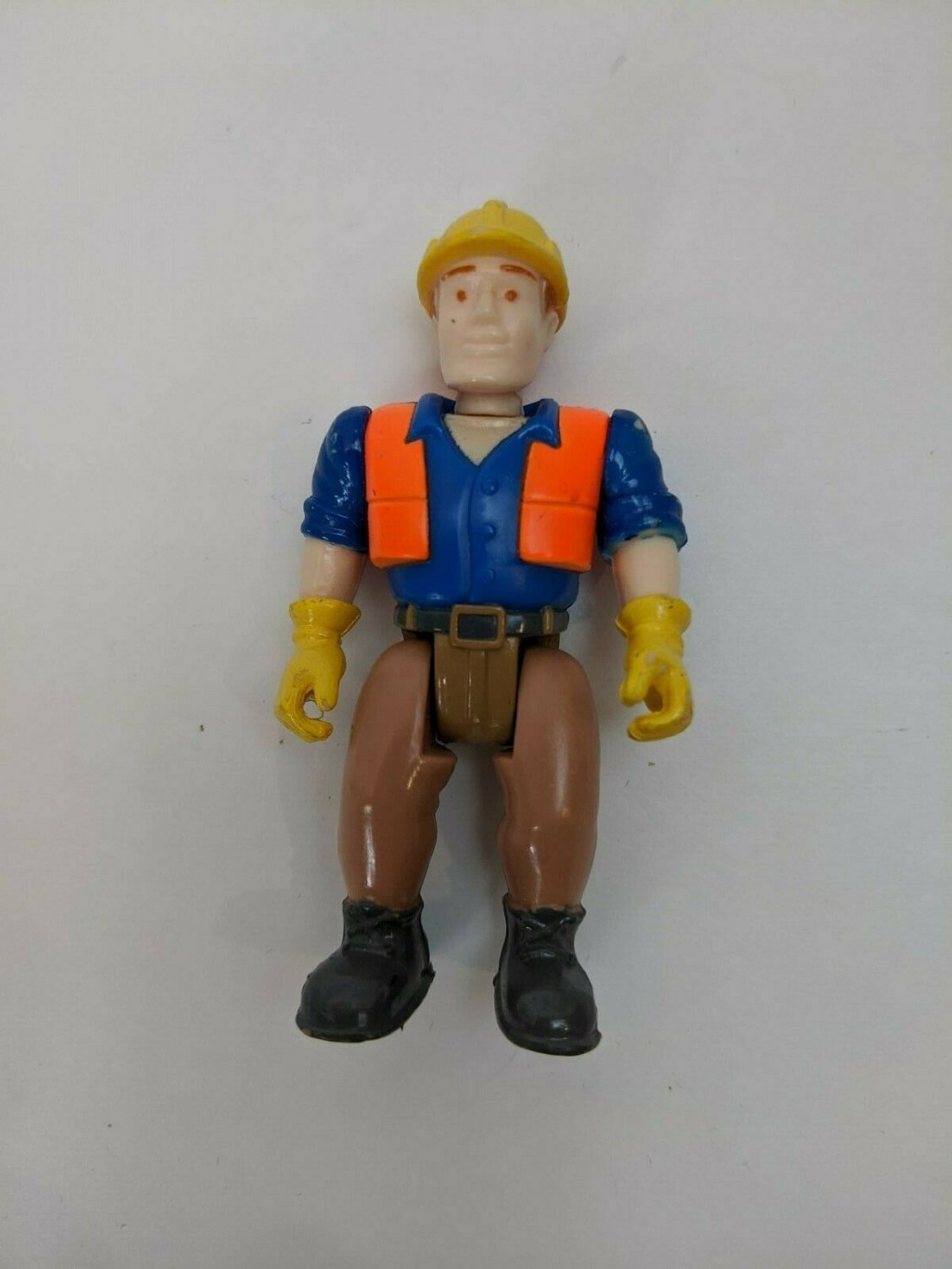 Little Tikes Construction Worker 3" Poseable Figure Toy Made in Malaysia