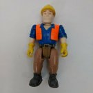 Little Tikes Construction Worker 3" Poseable Figure Toy Made in Malaysia