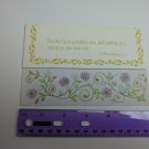 Sunshine Line Vintage Scripture Note Card II Thessalonians 3:3 Floral