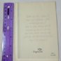Forget Me Not Vellum Card Happy Anniversary to Parents Unused Vintage 1960's?
