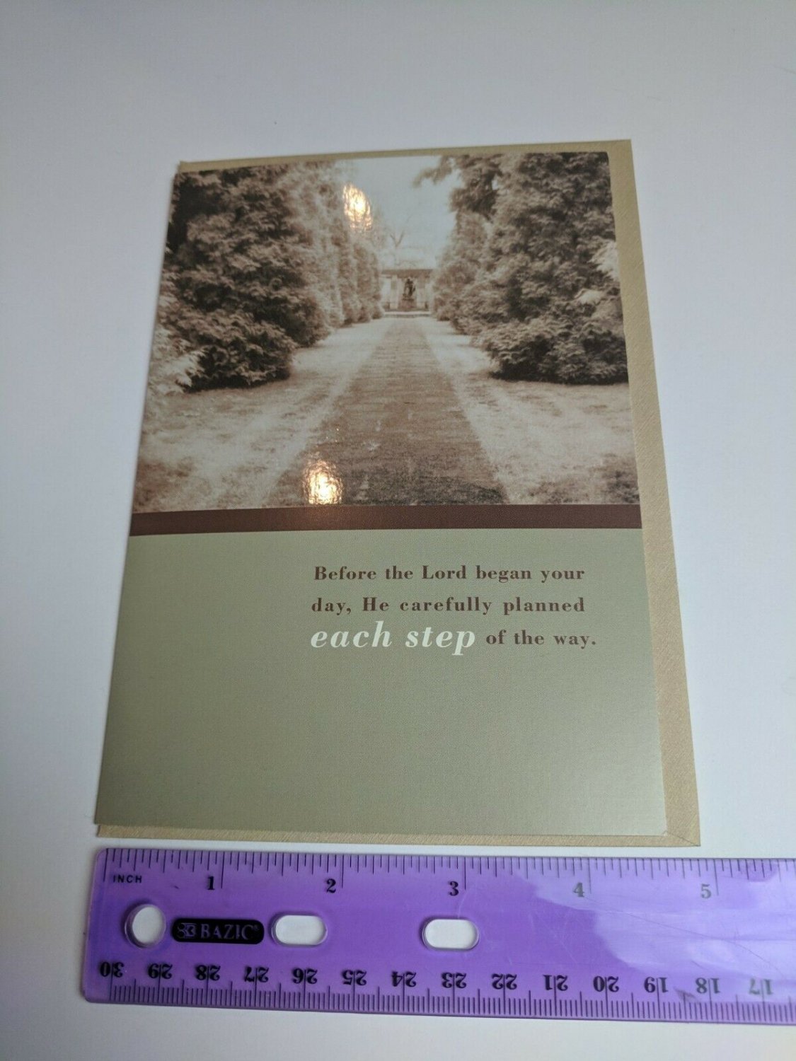 DaySpring Integrity Notes Lord planned each step of the way be filled Scripture