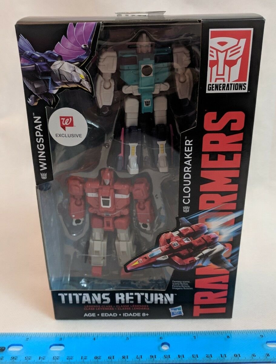 Transformers Titans Return Cloudraker & Wingspan Walgreen's Exclusive MIB
