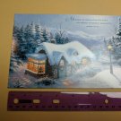 Vintage Christmas Card Thomas Kinkade Silent Night 2005 Unused