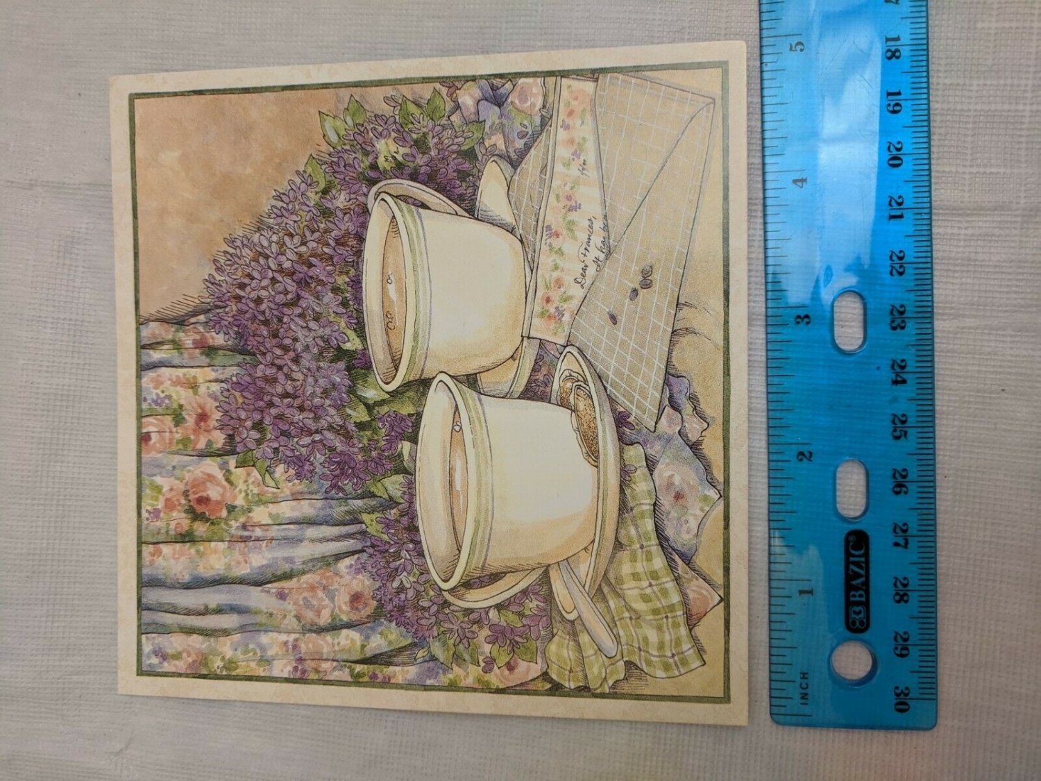 Lang Main Street Press Constant Care by Shelly Reeves Smith Note Card Coffee