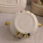 Weil Ware California Pottery BAMBOO VTG Set Gravy Boat, Cups, more *READ*