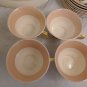 Weil Ware California Pottery BAMBOO VTG Set Gravy Boat, Cups, more *READ*