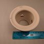 Small Ceramic Lamb Candle Shade, Rustic, Blue/Green/Brown Village in Snow