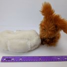 Bratz Petz Dogz Brown Fluffy Puppy Plush Toy Stuffed Animal w/ White Purse