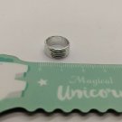 11.5" Fashion Doll Accessory Silver Plastic Bracelet Cuff Fits Loose NO DOLL
