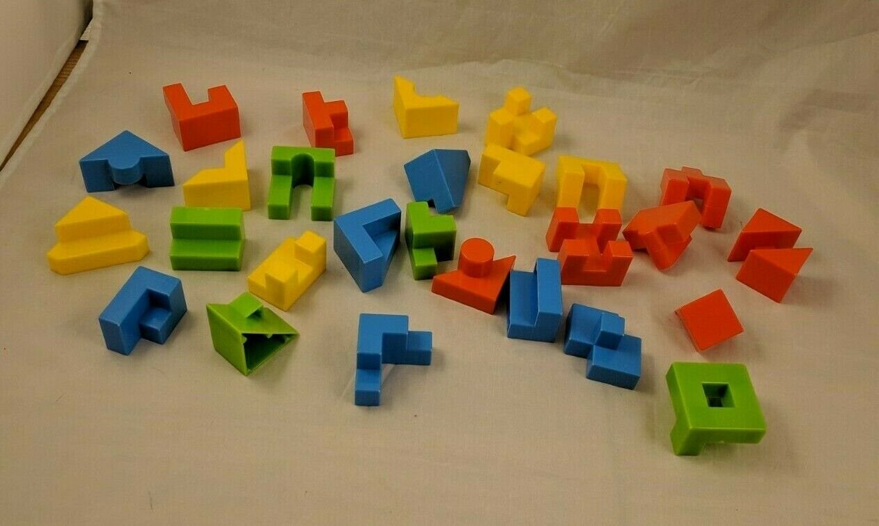 3D Building Blocks Interlocking Puzzle Game