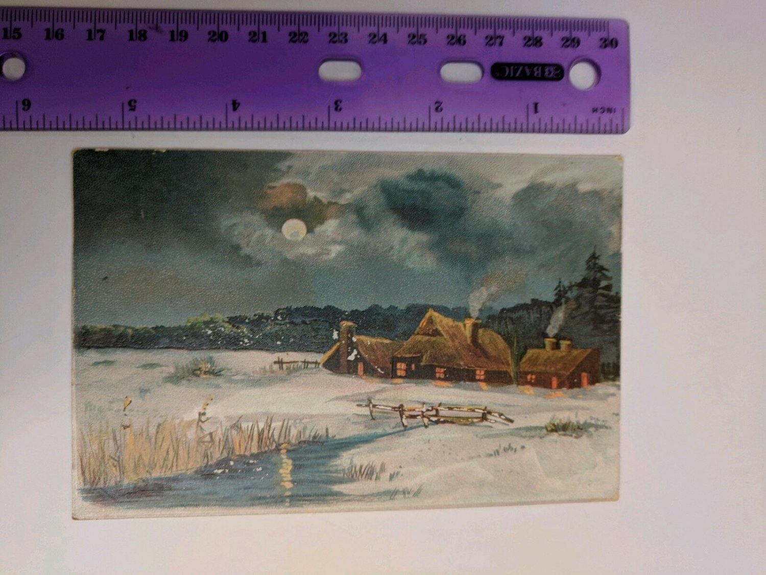 Vintage 1900s Used Postcard Raphael Tuck & Sons Country Houses O'er Hill & Dale