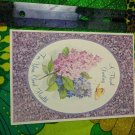 Coronation Collection Unused Card Floral Greeting for Good Health Scented
