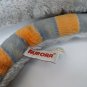 Aurora Snake Orange/Gray Striped 49" Plush Stuffed Animal
