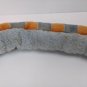 Aurora Snake Orange/Gray Striped 49" Plush Stuffed Animal