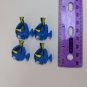 Squisy Pops Pixar Finding Nemo Dory Lot of 4 DORY Mini Suction Cup Toy 1" Figure