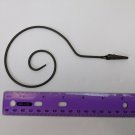 Alligator Clip on Swirly Wire Hook 6.5" Total 1.5" Clip for Home Decor Lighting