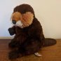 Aurora Flopsies Beaver Plush Brown 8" Tall EUC