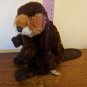 Aurora Flopsies Beaver Plush Brown 8" Tall EUC