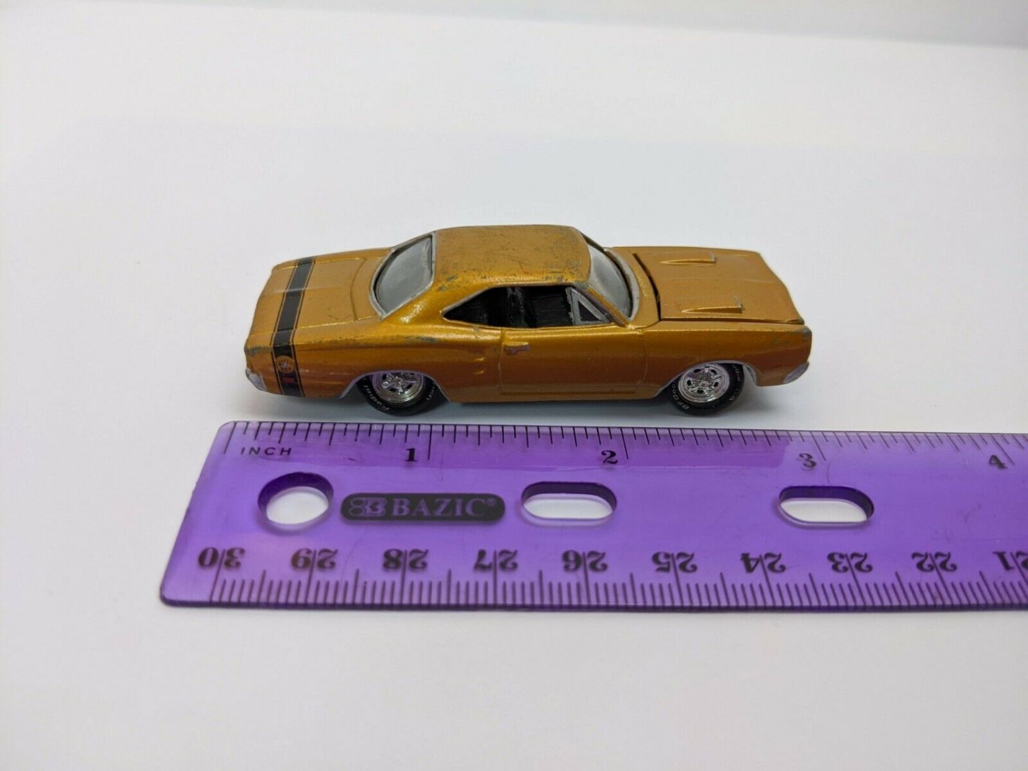 Johnny Lightning Playing Mantis Dodge Super Bee 1969 1:64 3" Long *Played with*
