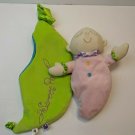 Manhattan Toy Plush Green Sweet Pea Snuggle Pod Baby Doll Toy 13" 2pc Set