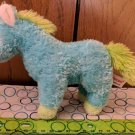 Aurora World Aqua & Green Pony Horse Plush Toy Stuffed Animal