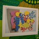 Tracy Rea Christmas Holiday Card Unused Abstract Shapes, Bold Colors